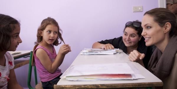 Angelina Jolie in Lebanon